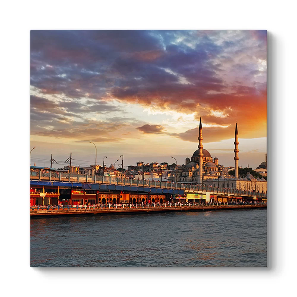 Galata Köprüsü ve Yeni Camii Tablosu - Model 3